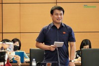 Đại biểu Đặng Ngọc Huy, đoàn Quảng Ngãi, Phó bí thư thường trực Tỉnh ủy Quảng Ngãi (Ảnh: M.Minh)