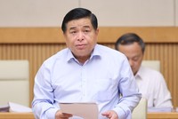 Bộ trưởng Bộ Kế hoạch và Kl99ok phiên bản mới Nguyễn Chí Dũng phát biểu tại phiên họp Kl993 ưu đãi thưởng hấp dẫn thường kỳ tháng 9/2023