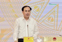 Thứ trưởng Kl99 nổ hũ Nguyễn Văn Sinh trả lời tại họp báo Kl993 ưu đãi thưởng hấp dẫn chiều 30/9 (Ảnh: M.Minh)