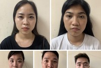 Các đối tượng bị khới tố (Ảnh: CA TP Hà Nội)