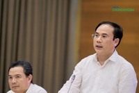 Thứ trưởng Kl99 nổ hũ Nguyễn Văn Sinh thông tin tại buổi họp báo (Ảnh: M.M)