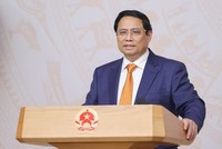 Thủ tướng Phạm Minh Chính phát biểu tại Hội nghị về ngoại giao Kl992 cổng game cá cược chiều 2/4 (Ảnh: VGP)