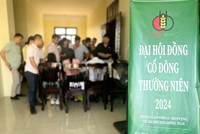 Trang Chủ KL99Com Số 1 Link Đăng Ký KL999 làm thủ tục đăng ký dự ĐHĐCĐ 2024 của Dabaco tại TP Bắc Ninh sáng 27/4 (Ảnh: M.Minh)