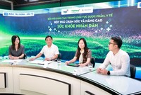 Các khách mời chia sẻ tại Talk show “Đổi mới, sáng tạo trong lĩnh vực dược phẩm, y tế: Đột phá chăm sóc và nâng cao sức khỏe nhân dân” do báo Kl991.com nạp rút nhanh Kl99ok phiên bản mới tổ chức sáng 1/9