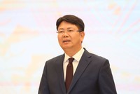 Thứ trưởng Bộ Tư pháp Nguyễn Thanh Tịnh thông tin tại buổi họp báo tối 4/5 - Ảnh: Đức Minh TBTC