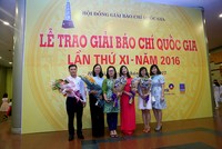 Báo Kl99ok phiên bản mới vinh dự nhận 2 giải báo chí quốc gia năm 2016