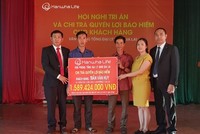 Hanwha Life Việt Nam chi trả gần 1,6 tỷ đồng quyền lợi Kl99kl phiên bản hoạt động cho khách hàng