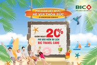 Ưu đãi 20% phí Kl99kl phiên bản hoạt động du lịch BIC Travel Care trong dịp hè 2019