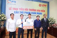Cầu thủ Phạm Xuân Mạnh được Kl99kl phiên bản hoạt động PTI bồi thường 300 triệu đồng