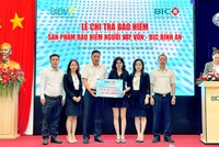 BIC chi trả hơn 2,2 tỷ đồng quyền lợi Kl99kl phiên bản hoạt động cho khách hàng vay vốn tại BIDV Tây Sài Gòn