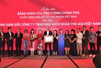 Tổng giám đốc AIA Việt Nam nhận Bằng khen của Thủ tướng Kl993 ưu đãi thưởng hấp dẫn 