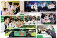Một số ảnh về các hoạt động của chương trình cộng đồng “Sống Sạch - Sành - Xanh” của Manulife Việt Nam 