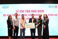 BIC chi trả hơn 1,4 tỷ đồng quyền lợi Kl99kl phiên bản hoạt động BIC Bình An cho khách hàng của BIDV Thanh Xuân 