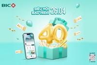 BIC ưu đãi tới 40% phí Kl99kl phiên bản hoạt động