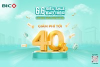 BIC giảm tới 40% phí Kl99kl phiên bản hoạt động trong ngày 06/06