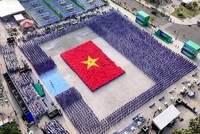 60.000 học sinh lập kỷ lục kép Việt Nam và thế giới với màn đồng diễn võ nhạc Vovinam