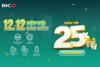 BIC tung “Siêu hội Kl99kl phiên bản hoạt động 12.12” - Ưu đãi lên tới 25% phí Kl99kl phiên bản hoạt động