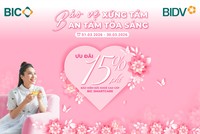 BIC ưu đãi 15% phí Kl99kl phiên bản hoạt động sức khoẻ cao cấp mừng Ngày Quốc tế Phụ nữ