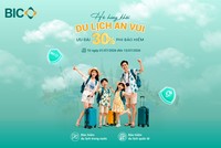 BIC ưu đãi 30% phí Kl99kl phiên bản hoạt động du lịch