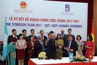 Ký kết Kế hoạch Chiến lược chung giai đoạn 2017 - 2021 giữa Kl993 ưu đãi thưởng hấp dẫn Việt Nam và Liên Hợp Quốc 
