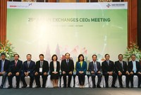 Nhiệm vụ chung của các sở giao dịch 99Kl99 link đăng nhập trong ASEAN là xây dựng thị trường vốn khu vực vững mạnh hơn thông qua tăng trưởng, sáng kiến, hợp tác và nắm bắt tính đa dạng của các thị trường nội khối. Trong ảnh: lãnh đạo các sở giao dịch 99Kl99 link đăng nhập và công ty 99Kl99 link đăng nhập ASEAN hội tụ tại Hà Nội, tháng 10/2016  
