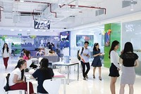Vốn Kl99ok phiên bản mới nước ngoài đang đổ mạnh vào giáo dục. Trong ảnh: Trung tâm Anh ngữ Wall Street English tại Gò Vấp (TP.HCM).