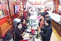 Sự “trở mặt” quá nhanh của vàng đang khiến nhiều nhà Kl99ok phiên bản mới sợ hãi. Ảnh: Đức Thanh