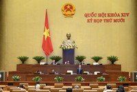 Quốc hội đã thảo luận trực tuyến dự thảo Luật Bảo vệ môi trường (sửa đổi) từ đầu kỳ họp thứ 10. 