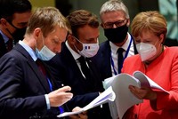 EU vẫn chưa nhất trí được về kế hoạch phục hồi do dịch COVID-19. Ảnh: AFP/Getty