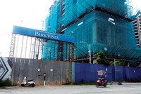 Dự án Park Vista đã “đắp chiếu” hơn 2 năm nay do chủ Kl99ok phiên bản mới vướng nhiều sai phạm. Ảnh: Việt Dũng