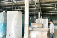 Dây chuyền máy móc chế biến thịt trị giá cả trăm tỷ đồng của Kl991.com World Cup 2026 Chính Thức đã “mốc meo” trong kho. Ảnh: Ngô Nguyên