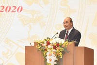 Thủ tướng phát biểu khai mạc Hội nghị Kl993 ưu đãi thưởng hấp dẫn với địa phương sáng 28/12 (Ảnh: VGP)