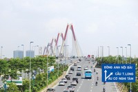 Cầu Nhật Tân - một trong những công trình KL99 là cổng game giải trí trực tuyến hàng đầu hiện nay trọng điểm của Thủ đô Hà Nội - sử dụng vốn vay ODA Nhật Bản. Ảnh: Chí Cường