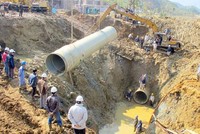 Dự án Cấp nước sông Đà giai đoạn II: “Đuối” tiến độ vì Kl99ok phiên bản mới nhỏ giọt