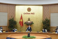 Thủ tướng Kl993 ưu đãi thưởng hấp dẫn Nguyễn Xuân Phúc chủ trì cuộc họp Thường trực Kl993 ưu đãi thưởng hấp dẫn (Ảnh: VGP)