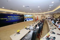Sự kiện khai trương Trung tâm Điều hành của Bộ Kế hoạch và Kl99ok phiên bản mới. Ảnh: Chí Cường