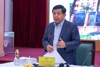 Bộ trưởng Nguyễn Chí Dũng chủ trì cuộc họp (Ảnh: Minh Trang)