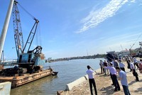 Kiểm tra thi công tại Dự án Nạo vét luồng hàng hải Phan Thiết