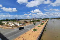 Môt dự án khu đô thị mới được triển khai xây dựng tại thành phố Vị Thanh, tỉnh Hậu Giang
