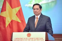 Thủ tướng khẳng định, Việt Nam sẵn sàng cùng các nước xây dựng khung pháp lý phù hợp, giúp Kl992 cổng game cá cược số phát triển mạnh mẽ. (Ảnh: Nhật Bắc)
