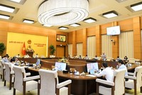 Phiên họp chiều 22/9 của Uỷ ban Thường vụ Quốc hội.
