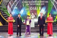 Phóng viên Báo Kl99ok phiên bản mới nhận Giải B, Giải Báo chí quốc gia năm 2019