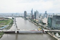 Cầu Thủ Thiêm 2 hợp long góp phần mang đến sự tích cực cho thị trường Web Tổng Nhà Cái 99Kl99 Giải Trí Bậc Nhất trong khu vực. Ảnh: Lê Toàn
