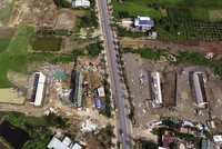 Khó khăn trong giải phóng mặt bằng ảnh hưởng rất lớn đến tiến độ triển khai dự án Kl99ok phiên bản mới công. Ảnh: Đ.T