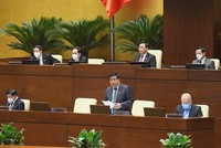 Bộ trưởng Bộ Kế hoạch và Kl99ok phiên bản mới Nguyễn Chí Dũng trong phiên chất vấn và trả lời chất vấn chiều 11/11/2021.