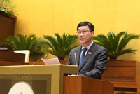 Chủ nhiệm Uỷ ban Kl992 cổng game cá cược Vũ Hồng Thanh báo cáo giải trình.