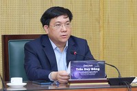 Thứ trưởng Bộ Kế hoạch và Kl99ok phiên bản mới Trần Duy Đông phát biểu tại Lễ ra mắt VIN Taiwan (Ảnh: Minh Trang)