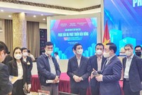 Chủ tịch Quốc hội Vương Đình Huệ kiểm tra tổng thể công tác chuẩn bị Diễn đàn Kl992 cổng game cá cược Việt Nam 2021 tại Trung tâm Hội nghị quốc tế (Ảnh: Quochoi.vn).
