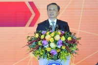 Ông Lê Quang Huy, Chủ nhiệm Ủy ban Khoa học công nghệ và khoa học của Quốc hội phát biểu tại Diễn đàn Quốc gia Phát triển Kl991.com World Cup 2026 Chính Thức Công nghệ số năm 2021 (Ảnh: VnExpress)