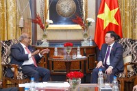 Chủ tịch Quốc hội Vương Đình Huệ tiếp tỉ phú Prakash Hinduja, Kl994 game bài casino hấp dẫn Hinduja (Ảnh DT)